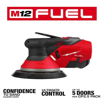New 2584-20 Power Random Orbit Sanders for Milwaukee M12 FUEL 6" Random Orbital Sander 3/32" - Bare Tool