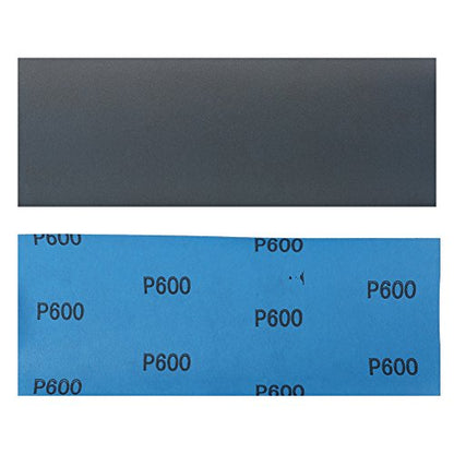 LotFancy 600 Grit Sandpaper, 45PCS, 9 x 3.6 Dry Wet Sand Paper, Silicon Carbide Sanding Sheet for Metal Automotive Wood Furniture Sanding, Polishing, Finishing - size: 600Grit