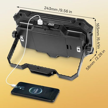 LED Work Light: Portable Rechargeable Magnetic Work Light