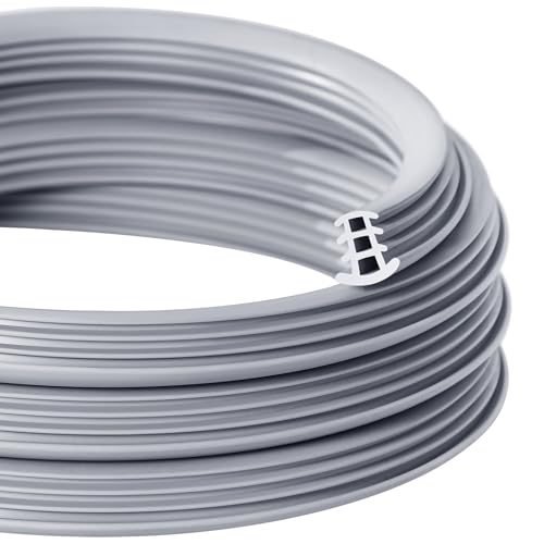 Flexible EPDM Rubber Strip (50 ft Long and 1/2 inch Wide) for Concrete Crack Repair and Replacement - Weather and Aging Resistant Expansion Joint Filler for Driveways and Sidewalks - size: 1/2", 50 ft