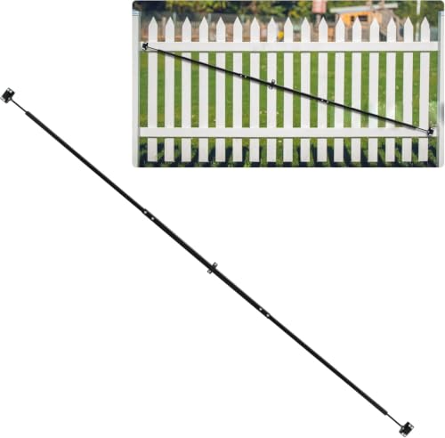 FEBTECH - Adjustable 8' Telescopic Gate Brace – 68"-96" Anti-Sag Support