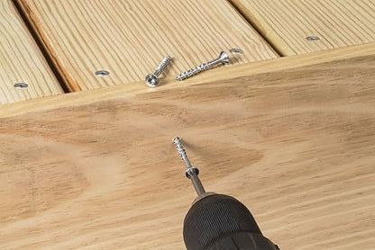 Simpson Strong-Tie S10200WPB Deck-Drive DWP Wood SS Screw — #10 x 2 in. T-25, Flat Head, Type 305 (2500-Qty)