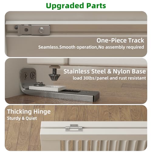 Bifold Door Hardware Kit with 30-Inch One-Piece Track, Bi-fold Closet Door Track Kit Bifold Closet Door Hardware Kit Folding Door Hardware Repair Replacement Tool Kit - size: 30''Track(1x30''Track)