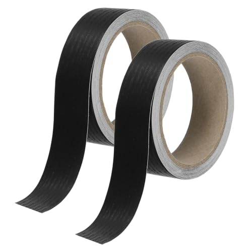 uxcell 2Pcs 1-3/16" x 33 ft PVC Edge Banding Tape, Black - color: Black, size: 1-3/16" x 33 ft