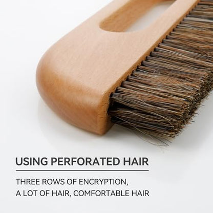 KUMGROT Wallpaper Smoothing Brush, 3-Rows Wallpaper Paste Hair - style: W01