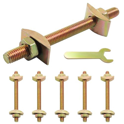 Jiozermi Countertop Connector Bolts & Bed Frame Hardware Kit, M8x100mm - size: M8×100（12Pcs）