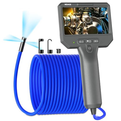 Triple Lens Endoscope Camera with Light, 1080P Inspection Borescope