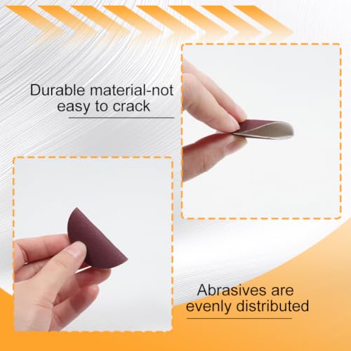SPEEDWOX 100PCS 2" 180 Grit Sanding Discs, Hook and Loop No Hole Sandpaper - style: 180 Grit