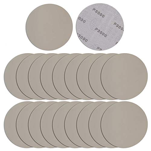 Dura-Gold 6" Wet or Dry Sanding Discs, 3000 Grit (Box of 20), Hook & Loop - size: 3000-Grit