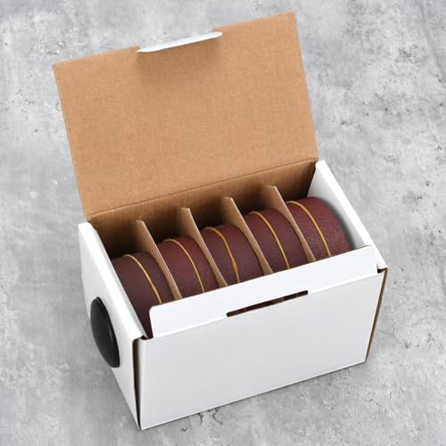 Emery Cloth Roll, 5 Grits 6 Meters Abrasive Sandpaper - size: 5Rolls 20FT
