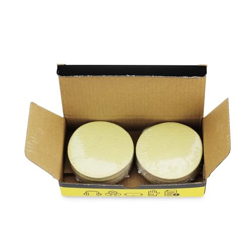 BHA 3" Gold Hook & Loop Sanding Discs for DA Sander, 150 Grit - 50 Pack - style: 150 Grit