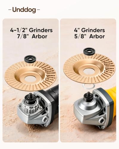 3PCS Tungsten Carbide Wheel, Angle Grinder Wood Carving Disc (Mixed)