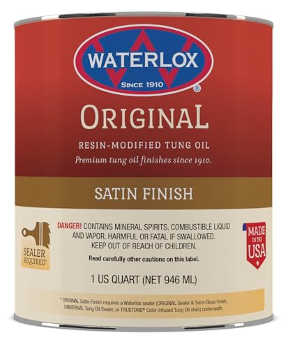 Waterlox TB 6044 Original Satin Finish, Quart, 32 Fluid Ounces