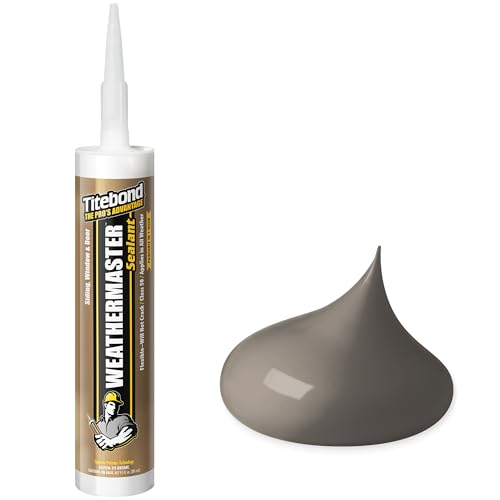 Titebond WeatherMaster Sealant Polymer Caulk, Brown – 44261, 9.5 Oz. - size: 1 Count, style: 44261, Brown