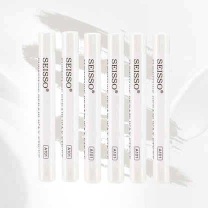 SEISSO Furniture Repair Crayon, 6 Pcs - Wood Filler Sticks, Scratch Repair Wax, Furniture Marking Repair - Scratch, Cracks, Hole, Table, Wood Floor, Guitar, Covering, Instrument Fill Sticks-White - color: White 6pcs