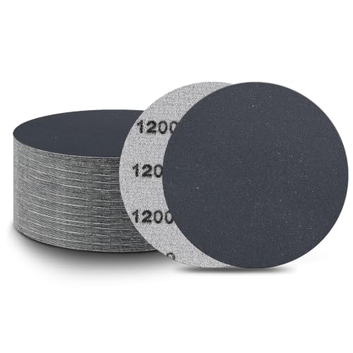 100 PCS 2000 Grit 3 Inch Hook and Loop Sanding Discs