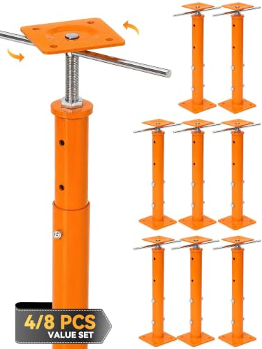 4 Pack 19"–36" Adjustable House Floor Jack, 18000 lbs Max Load Capacity - size: 19“-36”