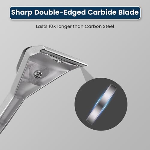 LU&MN Heavy-Duty Paint Scraper Tool with 2.38" Tungsten Carbide Blade - style: 2.38"Blade