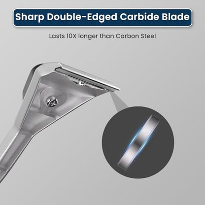 LU&MN Heavy-Duty Paint Scraper Tool with 2.38" Tungsten Carbide Blade - style: 2.38"Blade