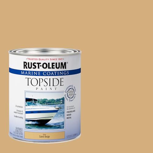 Rust-Oleum Marine Coatings Sand Beige Topside Paint - color: Sand Beige, size: 32 Fl Oz (Pack of 1)