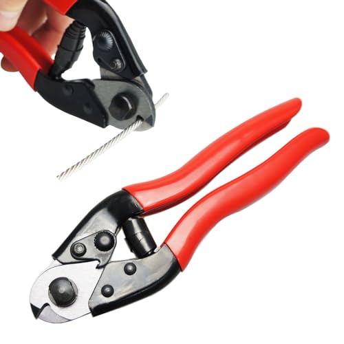Muzata Cable Cutter for Cutting up to 5/32" Wire Ropes and Cables CR12