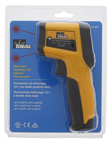 IDEAL INDUSTRIES INC. 61-847 Dual Laser Targeting Infrared Thermometer