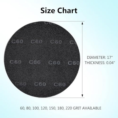 9” Sanding Screen Discs, Black Silicon Carbide Mesh Floor Sanding Screen for Wood Floors, Epoxy Maintenance, 180 Grit, 10-Pack - style: 180#