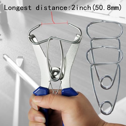 2 Pack Miter Spring Clamps Joint Corner Clamps Holder Clip Spring Miter Clamp for Spring Loaded Pliers Woodworking Picture Frame Wood Trim Moldings Moulding Miter Corners Mitered Joint Frames