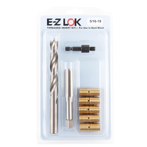 E-Z LOK Thread Repair Kit, 0.3125-18 - size: 5/16-18, style: Brass