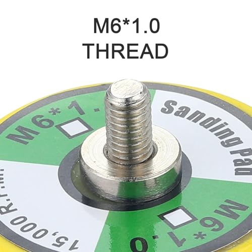 2" Hook and Loop Backing Pad for Polisher M6 Threads, Universal Mini Air Sander Backing Plate for Sanding Polishing Buffing (2Pcs 2in) - size: 2Pcs 2in