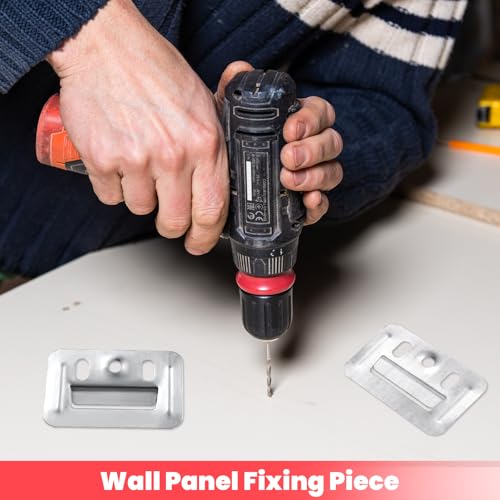 100pcs Stainless Steel Z-Clips - Wall Panel Fixing Piece, Clamp