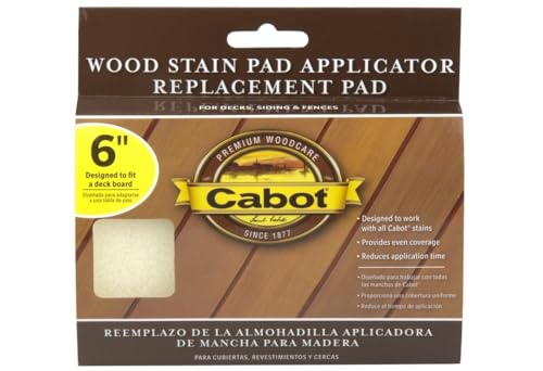 Cabot 140752610 Applicator Pad Refill, 6 Inch