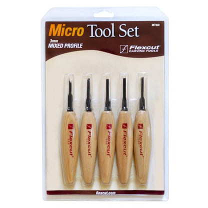 Flexcut Carving Tools - style: 3mm Mixed Profile