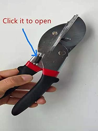 Multi Angle Miter Shear Cutter Hand Tools,45-135 Degree Adjustable Angle Scissors Trim Shears Tools for Vinyl Wood Molding Trim - color: Shear Cutter Hand Tools