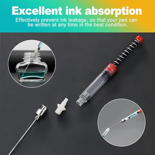 Industrial Dispensing Liquid Applicator with Blunt Tips - 5 Pack Measurement Tools for Glue, Oil, Ink, Paint & Hobby Crafts - Non-Sterile, Reusable & Clear Scale