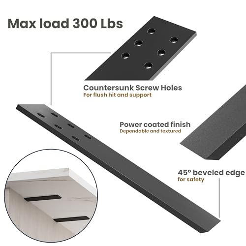 BATODA 10" Countertop Support Brackets (4PCS), Steel Knee Wall Support - size: 10 Inch