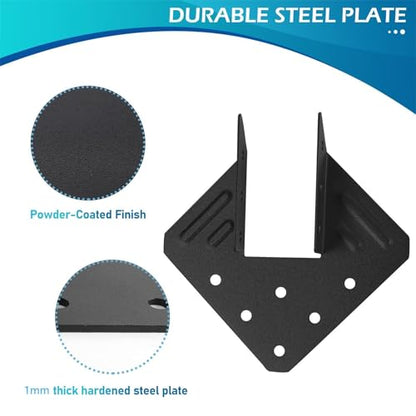 Hurricane Ties 24 Pack,Hurricane Straps,Rafter Brackets - size: 24PCS, style: 2''X4'' Hurricane Ties