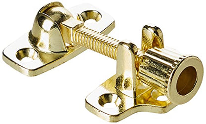 Merriway Double-Hung Window Fastener Kit Brassed Steel – Classic Sash Lock for Timber Windows, Secure Window Catch Hardware