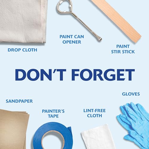 Rust-Oleum Brush On Paint Painter's Touch Latex, Gloss Navy Blue - color: Gloss Navy Blue, size: 1 Quarts (Pack of 1)