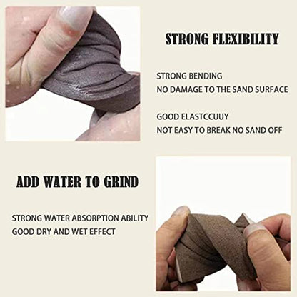 Sanding Sponge, 120 Grit Assortment Sanding Block - size: 120grit-6PCS