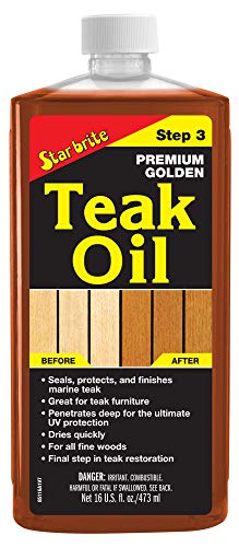 STAR BRITE Premium Golden Teak Oil - style: 16 Ounce