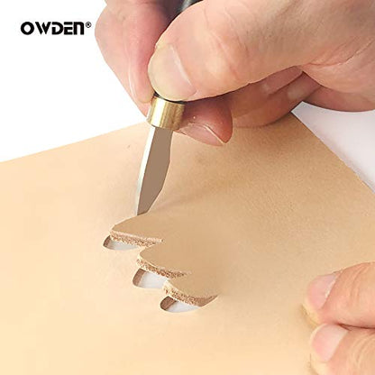 OWDEN Precision Leather Carving and Cutting Knife,Leather tool.