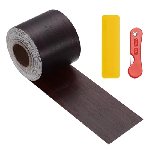 uxcell Wood Grain Repair Tape,2" x33ft Grain Repair Patch,Black Walnut - color: Black Walnut, size: 2 Inch x 33 ft
