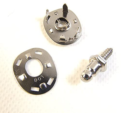 Lift The Dot Socket, 1/2" Stud & Clinch Plate - 10 of Each Piece