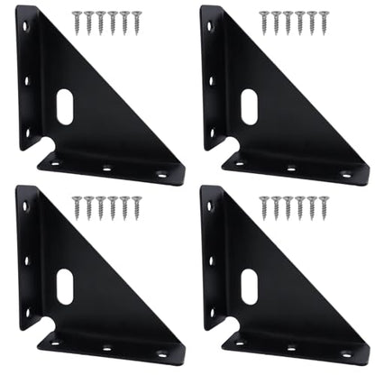 Triangle Corner Bracket, Heavy Duty, 4Pcs