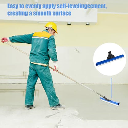 2 Pack 16 Inches Epoxy Floor Squeegees Notched Squeegee for Self Leveling Cement Urethane Epoxy Floor Tools - size: 16 Inches