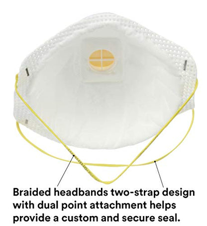 3M Particulate Disposable Respirator 8511, N95, Pack of 80, NIOSH Approved