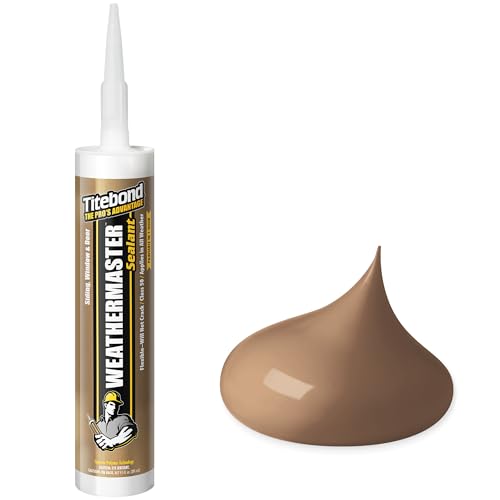 Titebond WeatherMaster Sealant Polymer Caulk, Brown – 44291, 9.5 Oz. - size: 1 Count, style: 44291, Brown