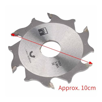 100mm / 4inch Carbide Biscuit Jointer Blade Cutter Replacement for Woodworking for Plate Joiner Accessories