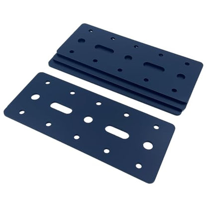 4 PCS 6"X2.5" Straight Steel Flat Plate,Heavy Duty Mending Plate Joining Brackets, Connecting Brackets, I Strap Metal Plate. Fit 4x4,6x6 for Repair House,Furniture,Straight Flat Plate for tress - size: 6"x2.5"